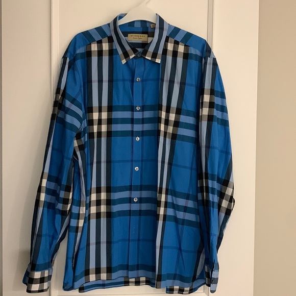 未使用 BURBERRY BRIT シャツ ブルー 楽天市場】バーバリーブリット シャツの通販